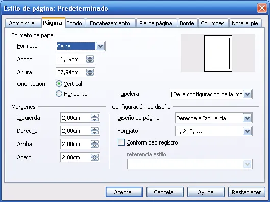 Margenes de la carta - Imagui