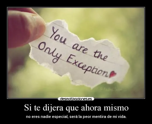 Eres lo más especial en mí vida - Imagui