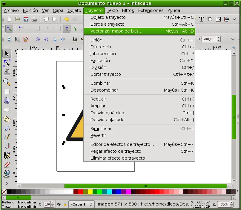 UsuarioDebian: Inkscape, editor de gráficos vectoriales