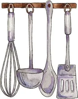 Utensilios de cocina para colorear - Imagui
