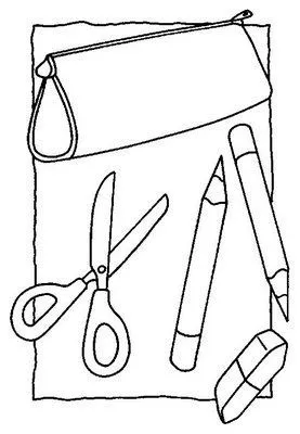 DIBUJOS PARA COLOREAR DEL AULA