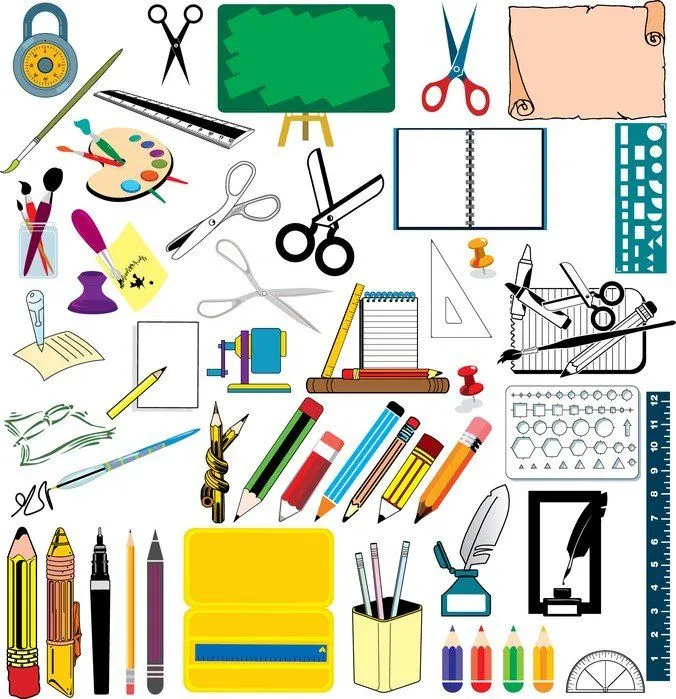 Útiles escolares, imágenes vectoriales - 365PSD.com Útiles escolares, imágenes vectoriales - 365PSD.com
