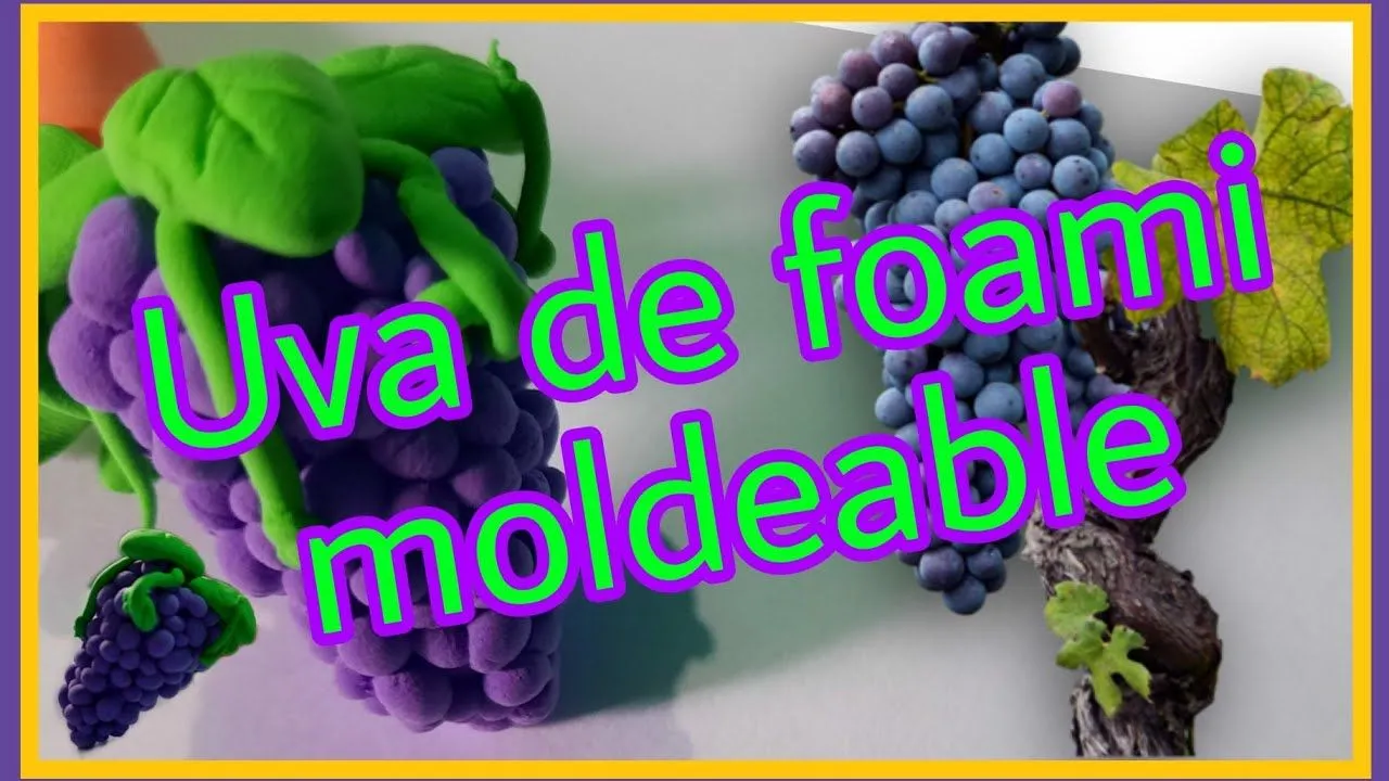 Como hacer una UVA de foami moldeable - YouTube Como hacer una UVA de foami moldeable - YouTube