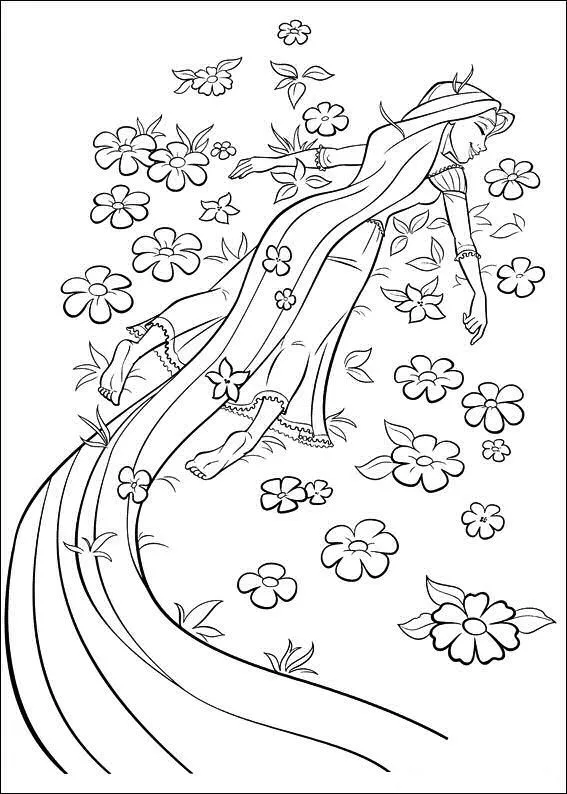uwuk: disney coloring pages tangled