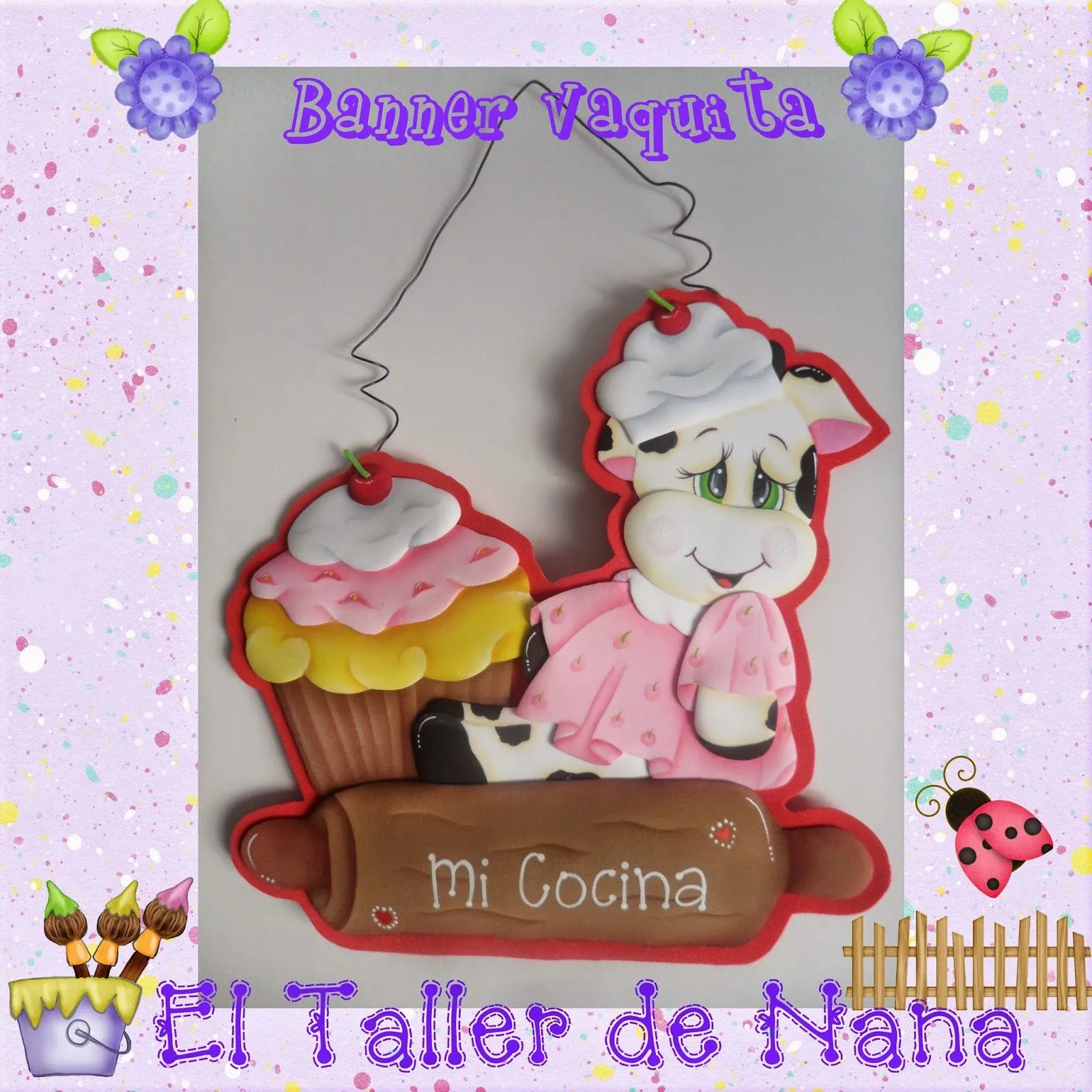 Vacas en Foami - El Taller de Nana