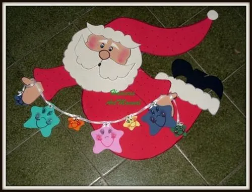 Vacas navideñas en foami - Imagui