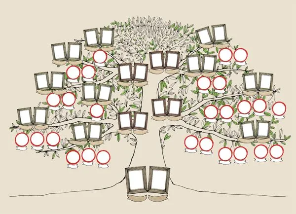 Diseño arbol genealogico - Imagui