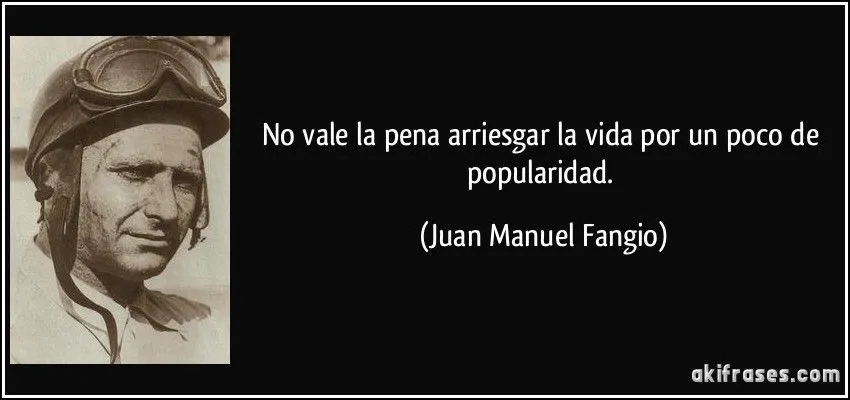 No vale la pena arriesgar la vida por un poco de popularidad.