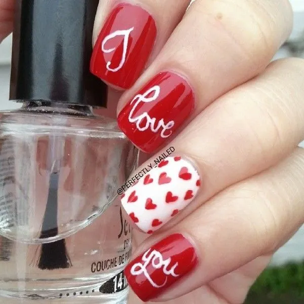 Valentine's Day Nail Art & Nail Design Ideas: Part I | Día De San ...