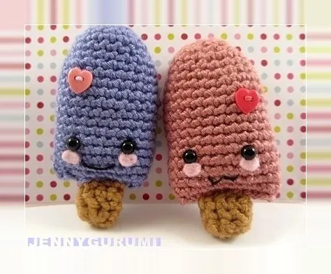 Valentine's Day Popsicle Amigurumi - Free Pattern