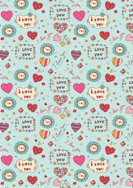 Valentine's Day Scrapbook Paper
