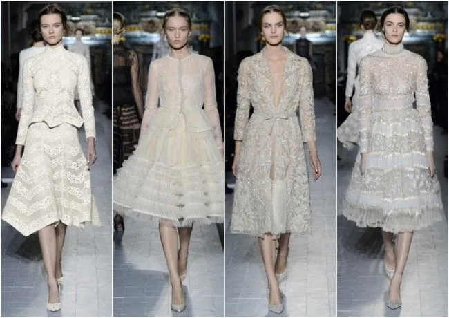 Valentino Alta Costura Primavera-Verano 2013: austeridad romántica