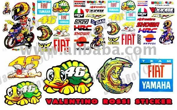 Valentino ROSSI 46 pegatinas DECAL RACING MOTO GP deportivos ...
