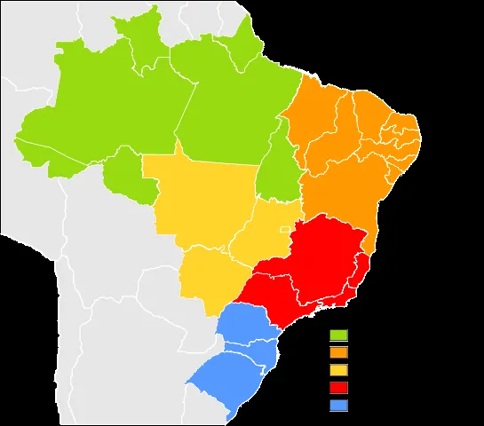 Valeu Cara: Mapa do Brasil vetorizado