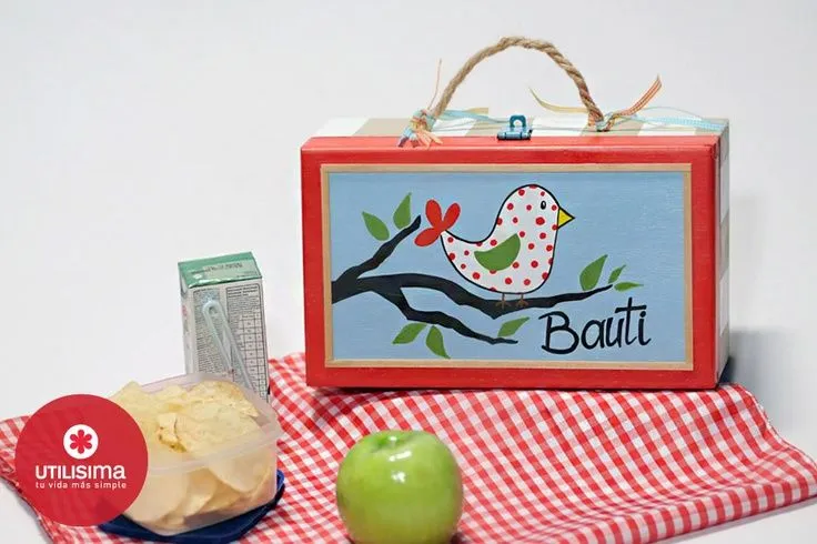 Valija pintada, por Agustina Gallo. http://www.utilisima.com ...