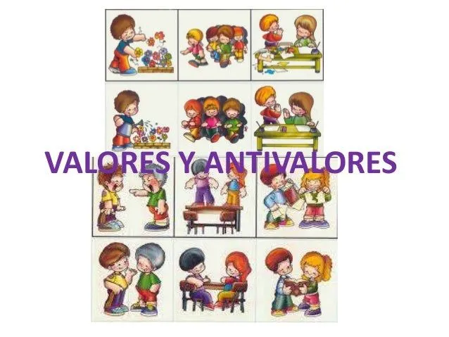 Valores y antivalores