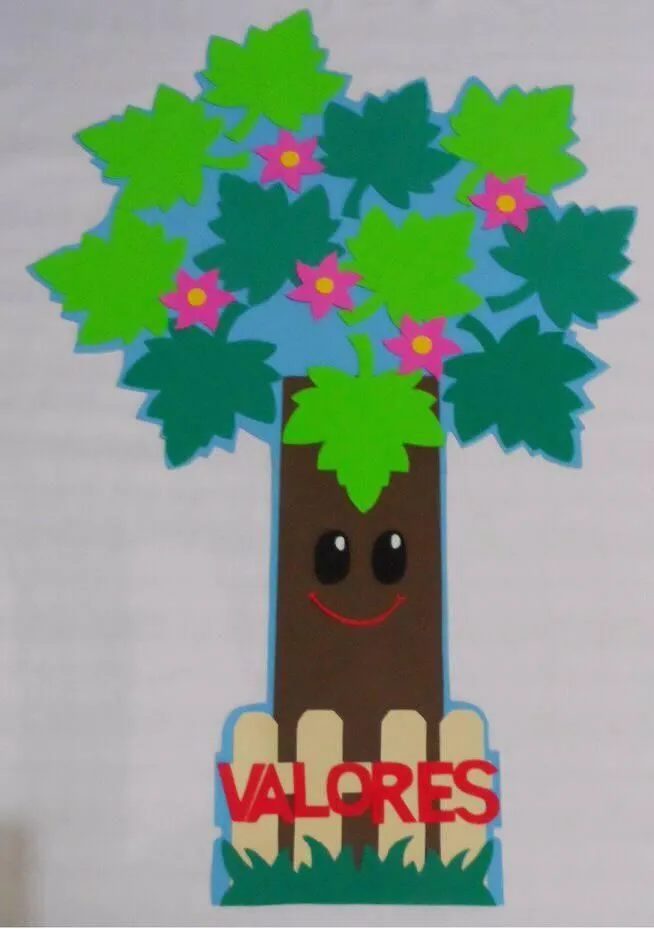 Valores | Arbol de fomi, Manualidades, Dibujos de árboles Valores | Arbol de fomi, Manualidades, Dibujos de árboles