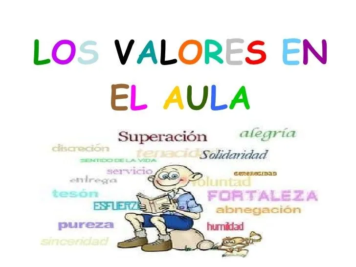 Los valores en el aula