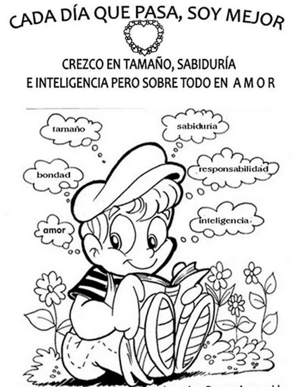 Valores, creciendo en tamaño, sabiduría e intelige - rompecabezas en línea Valores, creciendo en tamaño, sabiduría e intelige - rompecabezas en línea