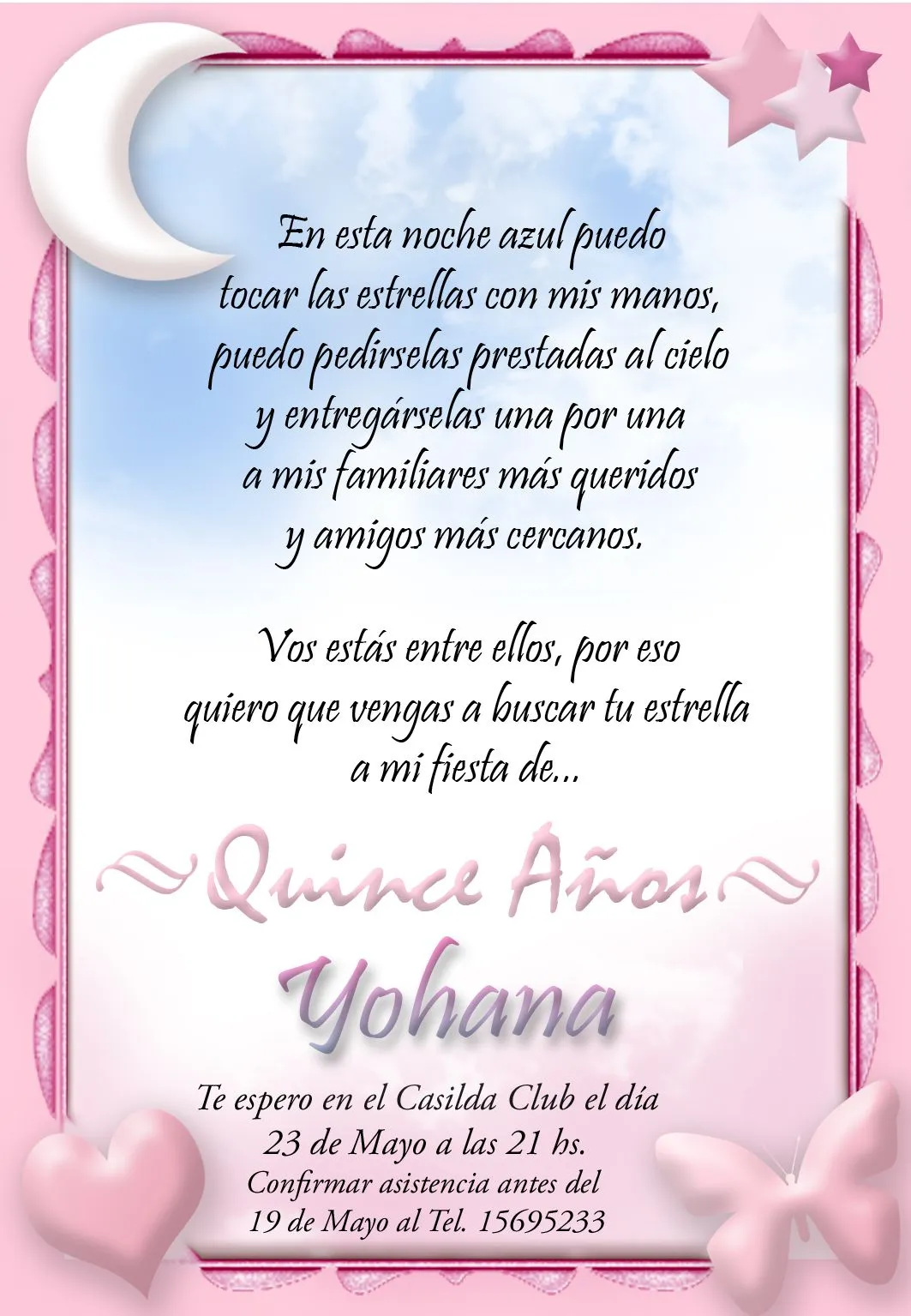 Vanesa  – 15 años