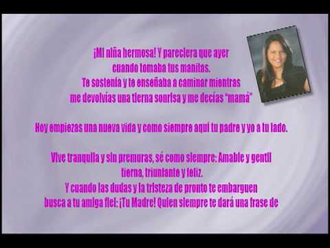 vanessa valoy vargas mis 15 años poema - YouTube vanessa valoy vargas mis 15 años poema - YouTube