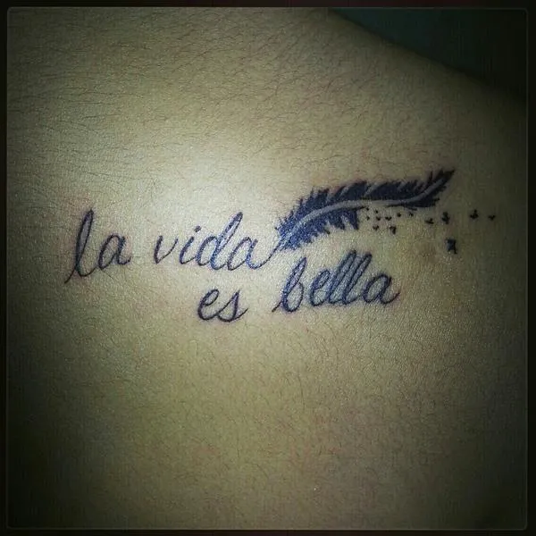 Vanessa Vargas on Twitter: "Just yesterday! First tattoo, la vida ... Vanessa Vargas on Twitter: "Just yesterday! First tattoo, la vida ...