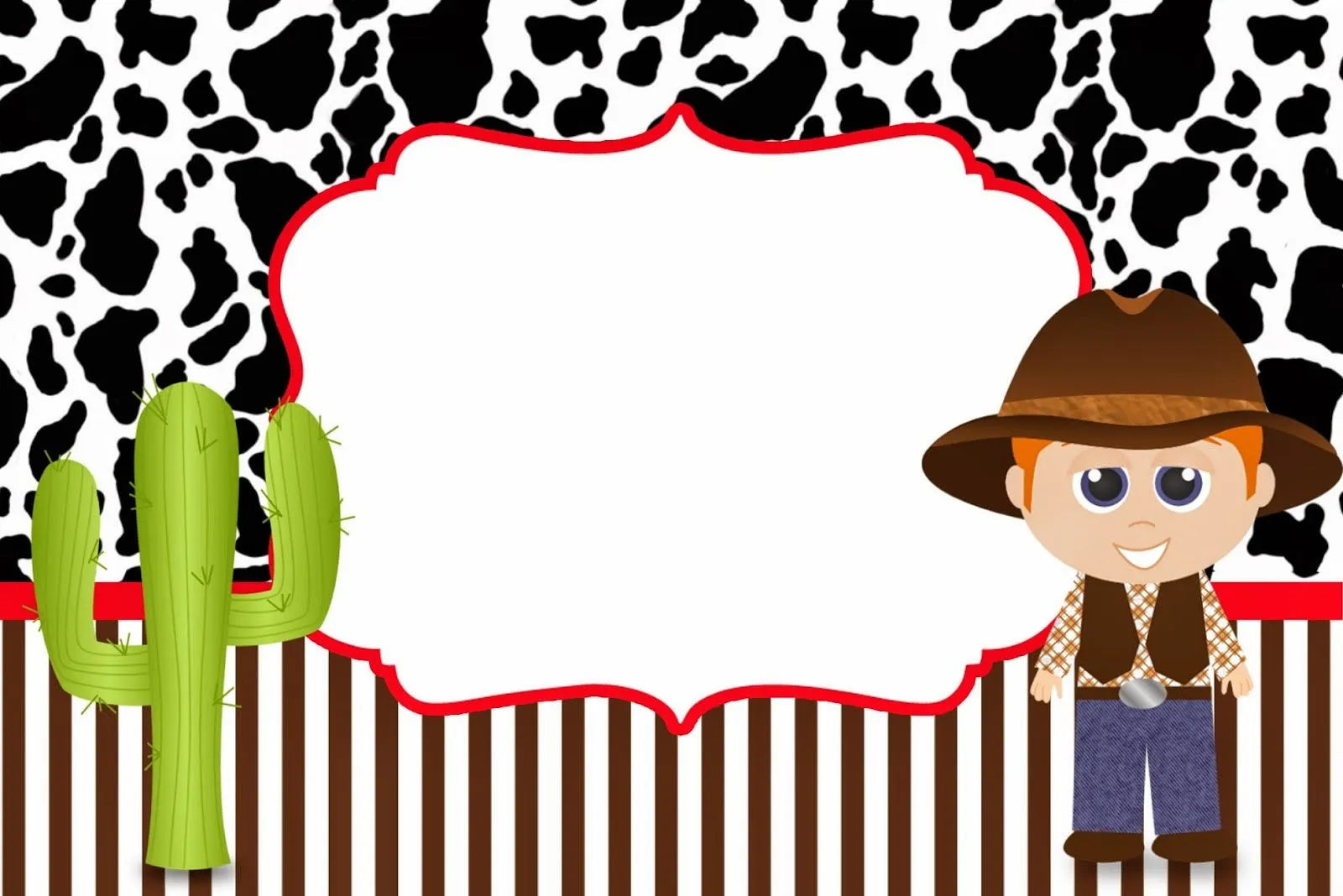 Vaquero: Invitaciones para Imprimir Gratis. | Ideas y material ... Vaquero: Invitaciones para Imprimir Gratis. | Ideas y material ...