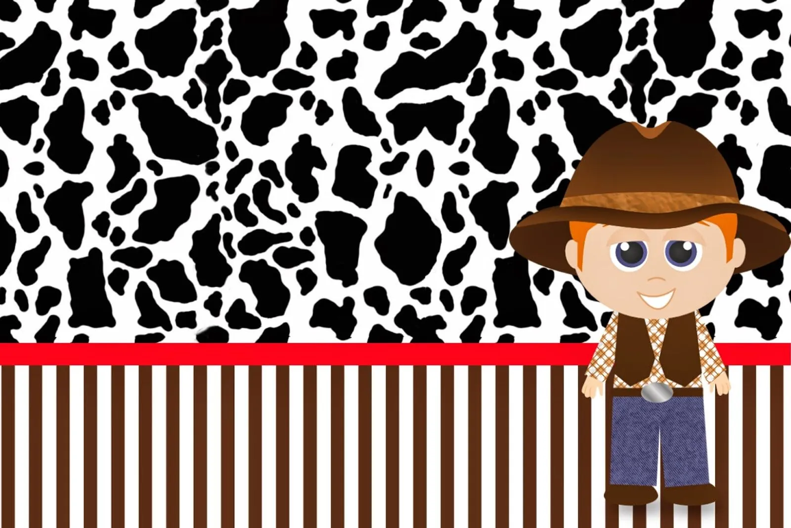Vaquero: Invitaciones para Imprimir Gratis. | Ideas y material ...