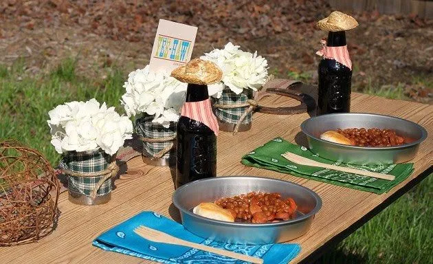 Vaqueros: decoración de mesa de postres y de invitados. | Ideas y ... Vaqueros: decoración de mesa de postres y de invitados. | Ideas y ...