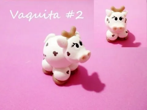 vaquita 2 PESEBRE ** FIGURAS DE PASTA FLEXIBLE PASO A PASO | masa ...