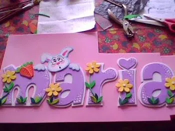 vivos, diferentes tecnicas de pintura, hacen de lso nombres en foami ... vivos, diferentes tecnicas de pintura, hacen de lso nombres en foami ...