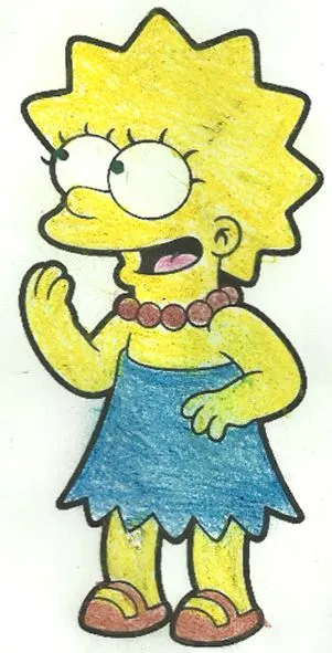 COSAS VARIAS: lisa simpson para pintar juee COSAS VARIAS: lisa simpson para pintar juee