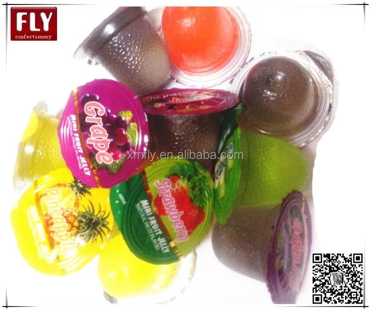 una variedad de gelatina de frutas mini taza de la jalea tarro de ... una variedad de gelatina de frutas mini taza de la jalea tarro de ...