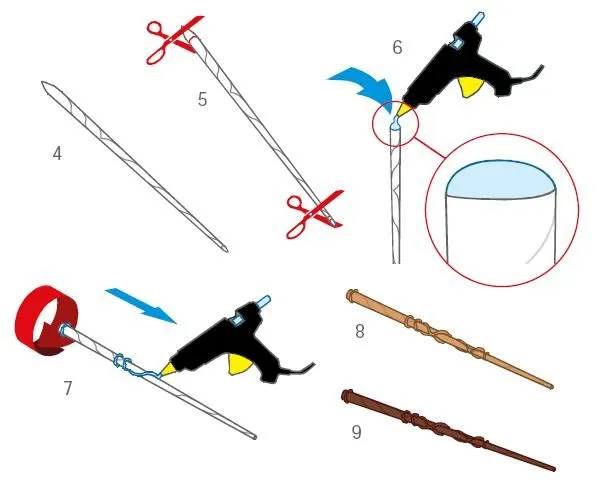 Cómo hacer una varita de Harry Potter? Nosotros te enseñamos ... Cómo hacer una varita de Harry Potter? Nosotros te enseñamos ...