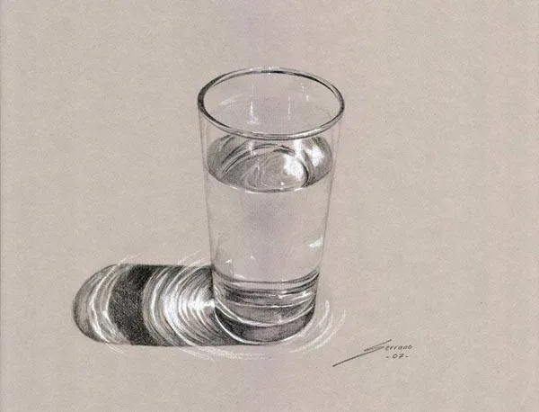 Vaso de agua Luis Serrano - Artelista.com
