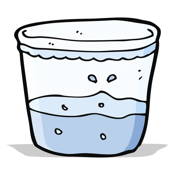 Vaso de dibujos animados de agua — Vector stock © lineartestpilot ...