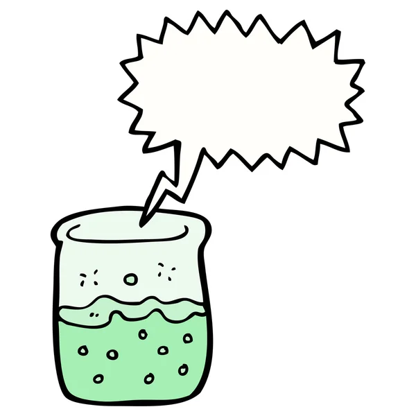 Vaso de precipitados de ciencia — Vector stock © lineartestpilot ...