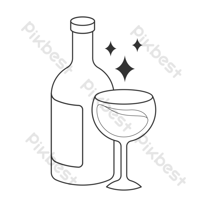 Vaso De Vino Tinto Y Botella De Dibujos Animados Para Colorear | Elementos graficos Plantilla AI Descarga Gratuita - Pikbest Vaso De Vino Tinto Y Botella De Dibujos Animados Para Colorear | Elementos graficos Plantilla AI Descarga Gratuita - Pikbest