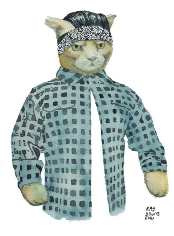 VATO GATO 8.5 x 11 or 18 x 24 print as seen on by rayyoungchu VATO GATO 8.5 x 11 or 18 x 24 print as seen on by rayyoungchu