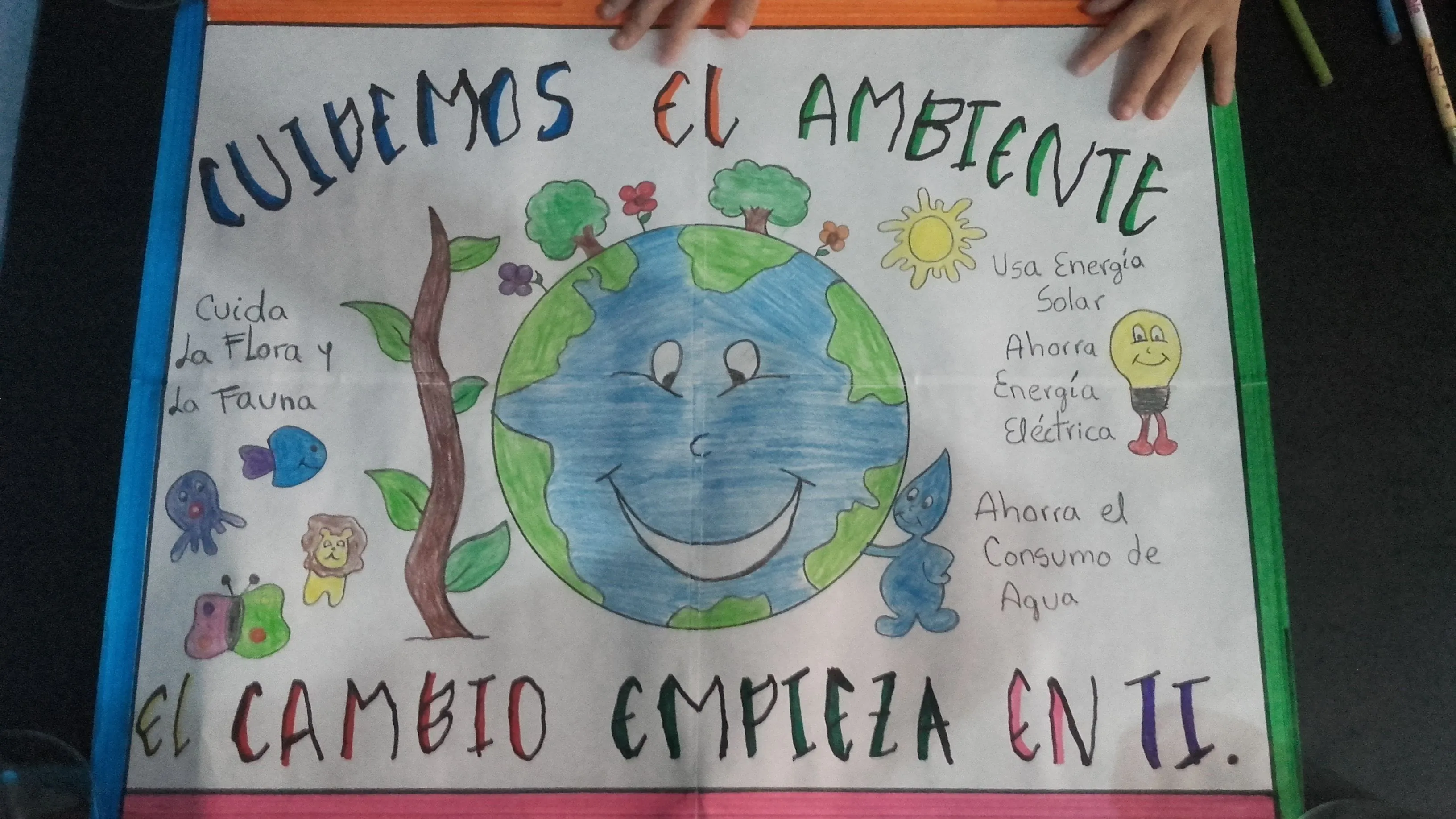 COMO VE UN NIÑO EL CUIDADO DEL MEDIO AMBIENTE...DIBUJO — Steemit