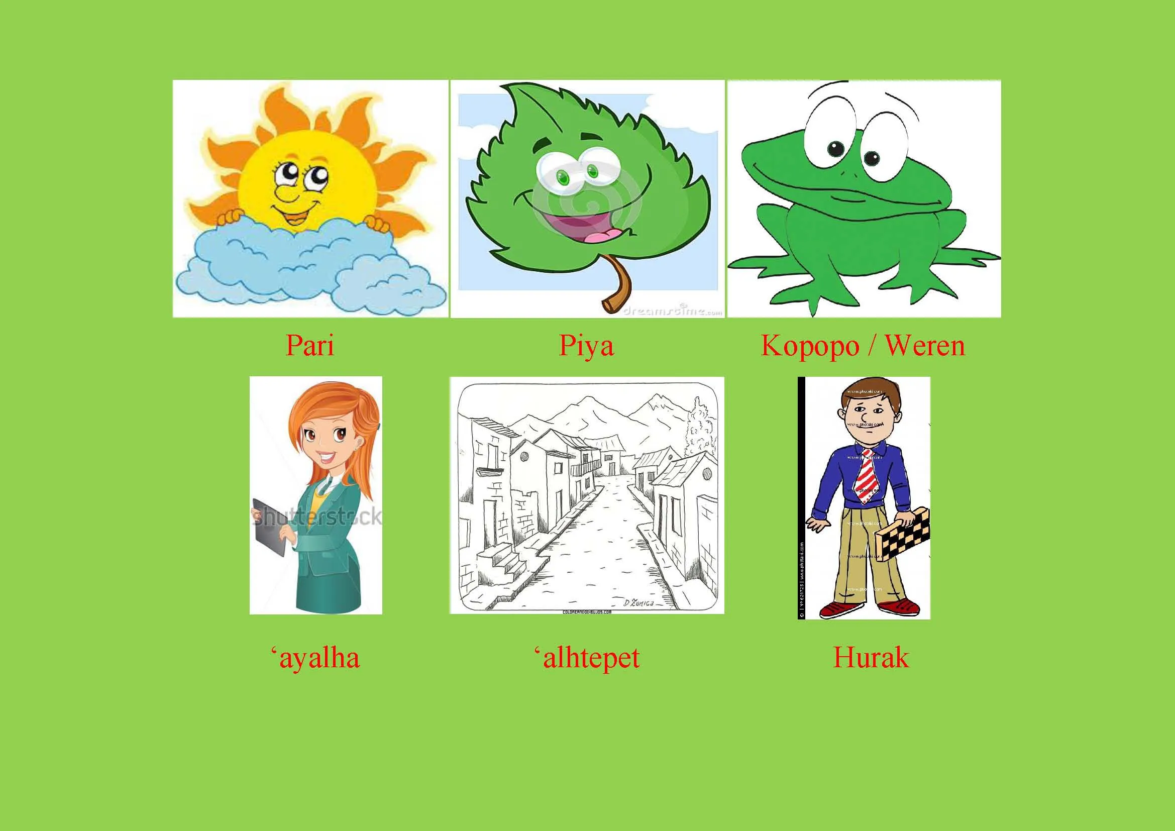Veamos algo de vocabulario del idioma Xinka | 'alyamalh Xinka Wirimalh Xinka