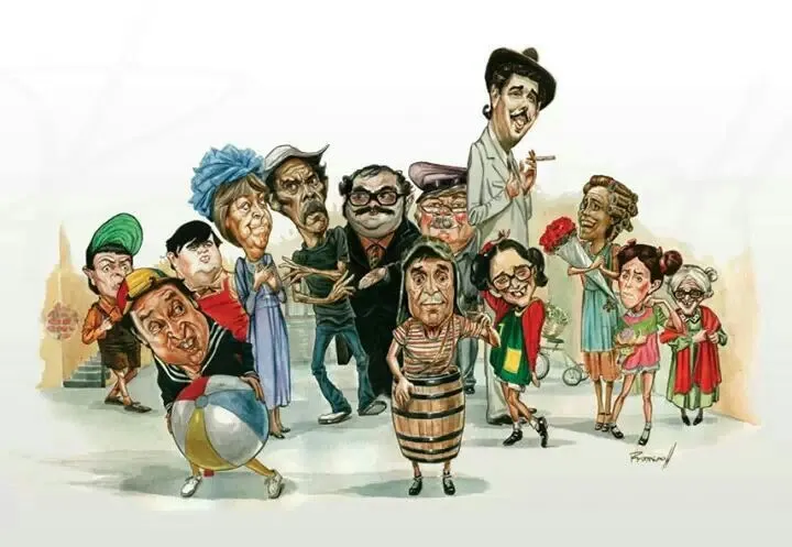 La vecindad del chavo en caricaturas - Imagui