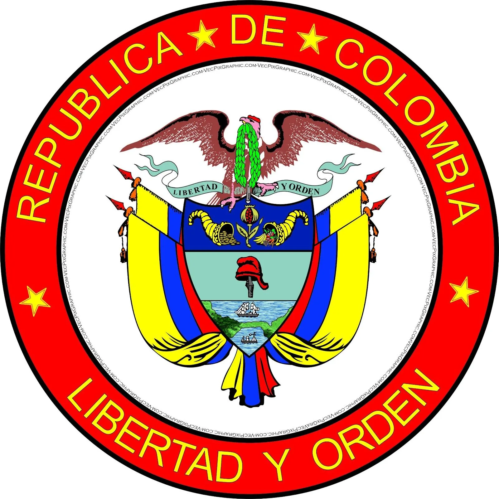 DISEÑO Y PROGRAMACIÓN GRÁFICA, WEB Y BORDADOS: ESCUDO DE COLOMBIA ... DISEÑO Y PROGRAMACIÓN GRÁFICA, WEB Y BORDADOS: ESCUDO DE COLOMBIA ...