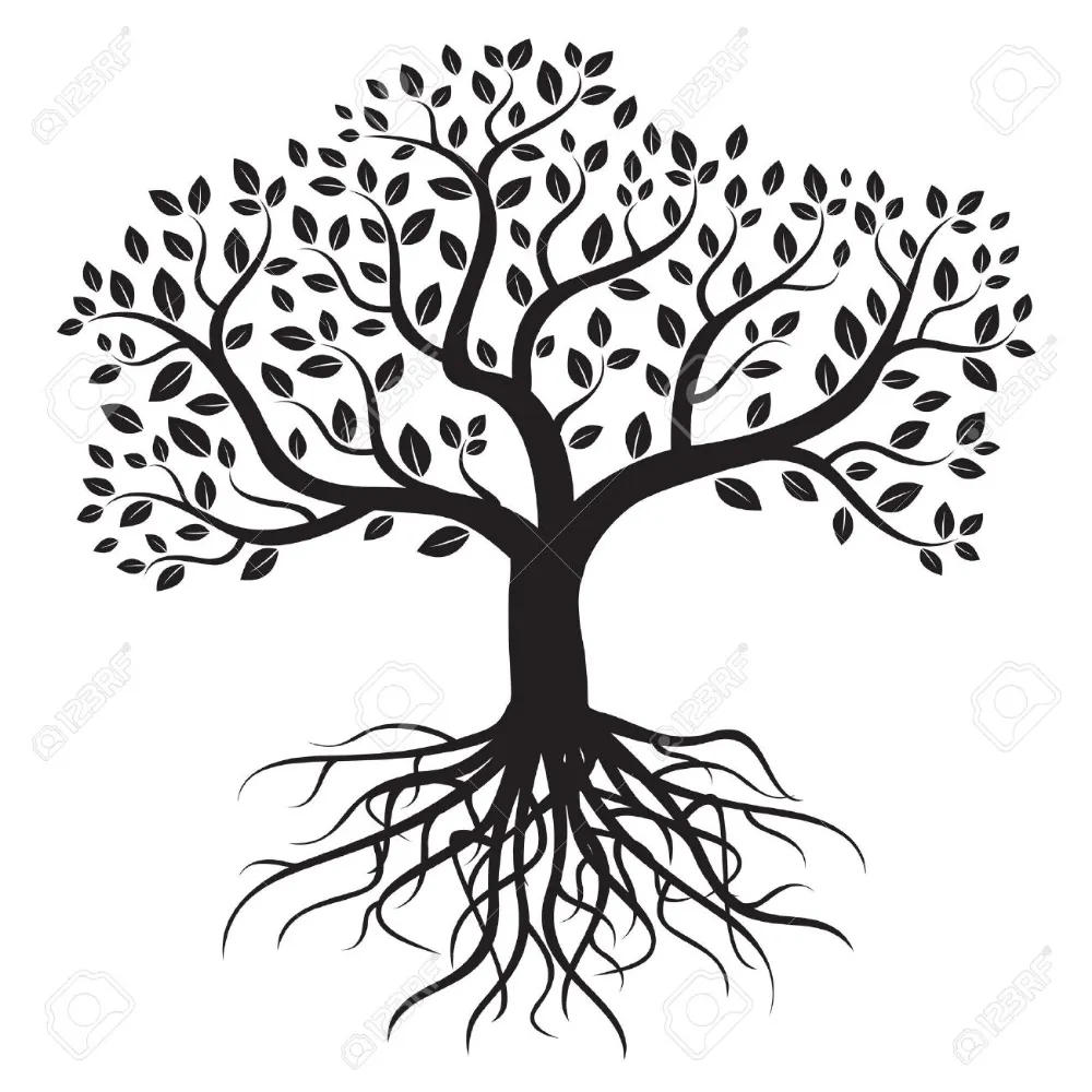 Vector árbol con raíces y hojas. Foto de archivo - 40040049 | Ilustración de árbol, Arte de árboles, Vector arbol Vector árbol con raíces y hojas. Foto de archivo - 40040049 | Ilustración de árbol, Arte de árboles, Vector arbol