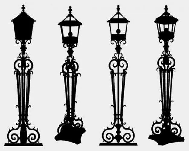 Vector de archivo farola la calle camino del poste de luz ... Vector de archivo farola la calle camino del poste de luz ...