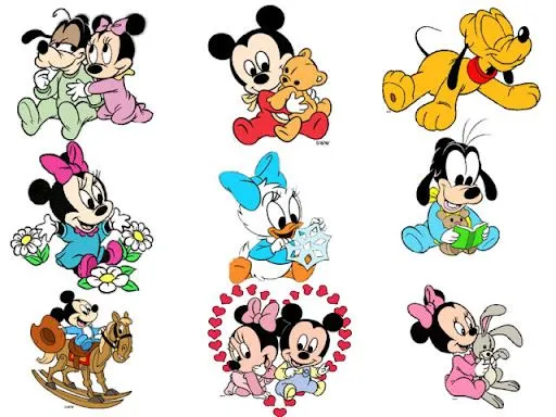 Vectores de mimi Mouse bebé - Imagui