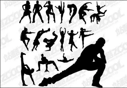 Vector de baile, danza, ballet, hip-hop imágenes prediseñadas ... Vector de baile, danza, ballet, hip-hop imágenes prediseñadas ...