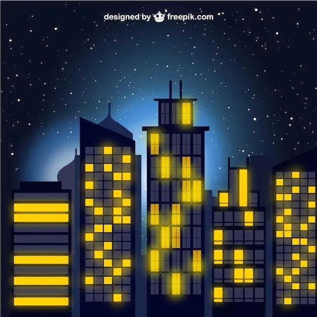 Vector ciudad por la noche | Descargar Vectores gratis Vector ciudad por la noche | Descargar Vectores gratis
