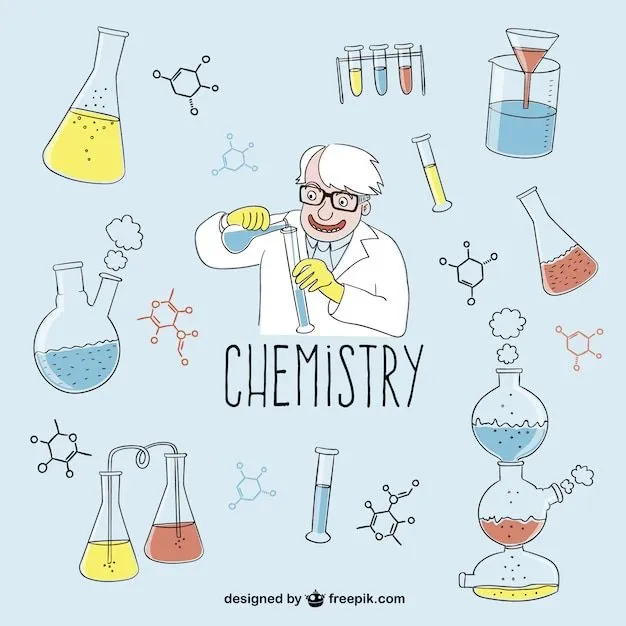 Vector de dibujos de química | Descargar Vectores gratis