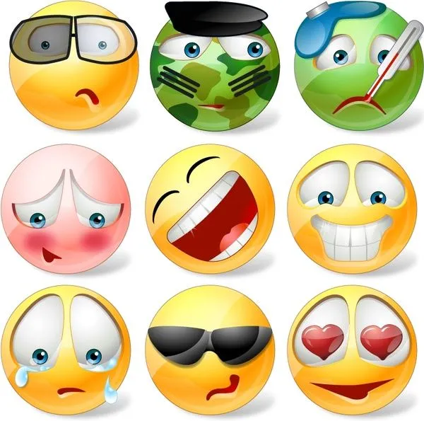 Vector Emoticons Icons Vector icono - vectores gratis para su ...